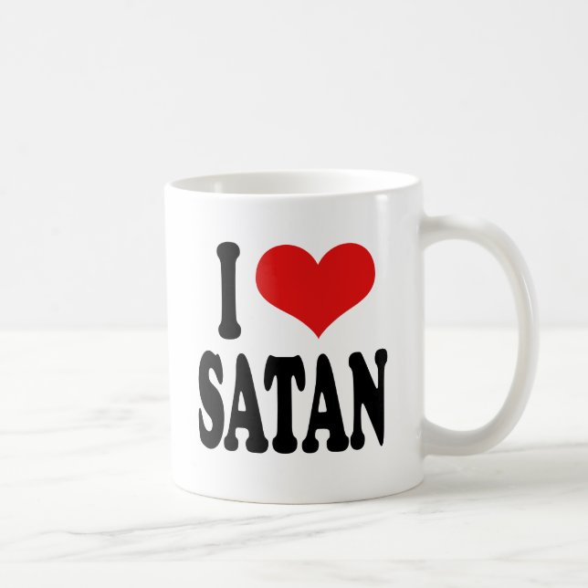 Mug J'aime Satan (Droite)