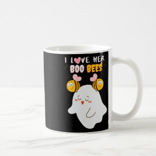 Mug J'Aime Son Boo Bees Drôle Halloween Couple Husnd B