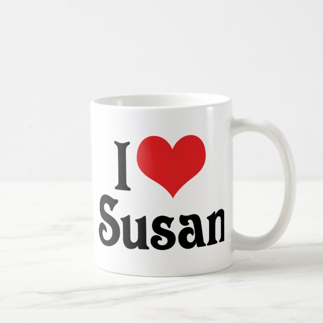 Mug J'aime Susan (Droite)