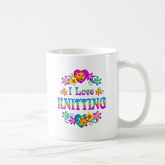 Mug J'aime tricoter (Droite)