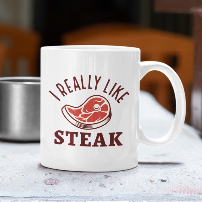 Mug J'Aime Vraiment Le Steak (Créateur téléchargé)