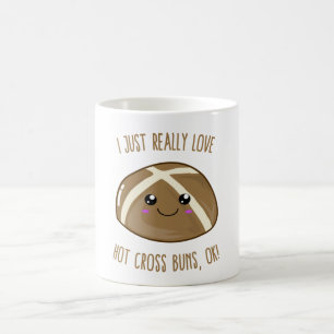 Mug J'Aime Vraiment Les Buns De Croix Chaude, OK ! Kaw
