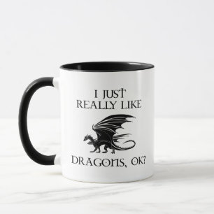 Mug J'Aime Vraiment Les Dragons, OK ?