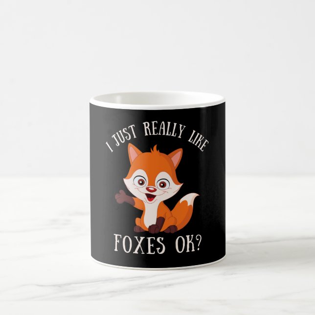 Mug J'aime vraiment les renards ok ? (Centre)