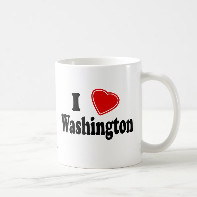 Mug J'aime Washington (Droite)