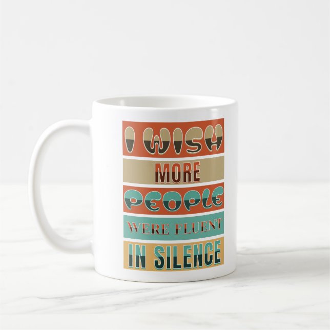 Mug J'Aimerais Que Plus De Personnes Soient Fluides Da (Gauche)