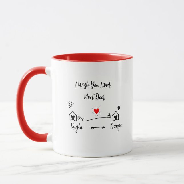 Mug J'Aimerais Que Vous Aviez Vécu Juste À Côté (Gauche)