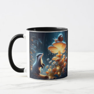 Mug J'aimerais que vous viviez à côté du champignon Ba