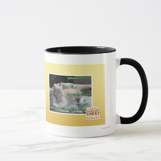 Mug Jamais ne vivant encore dans une cage (Droite)