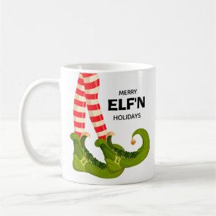 Mug Jambes elfes de Noël
