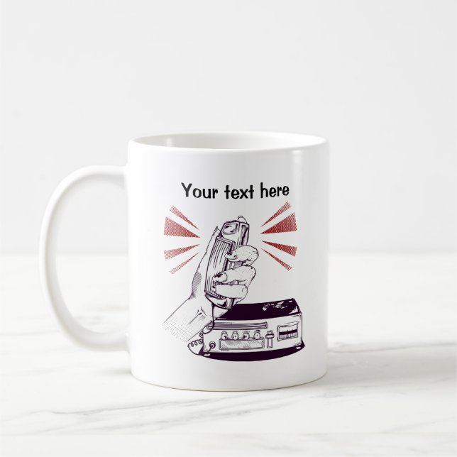 Mug Jambon radio amateur (Gauche)