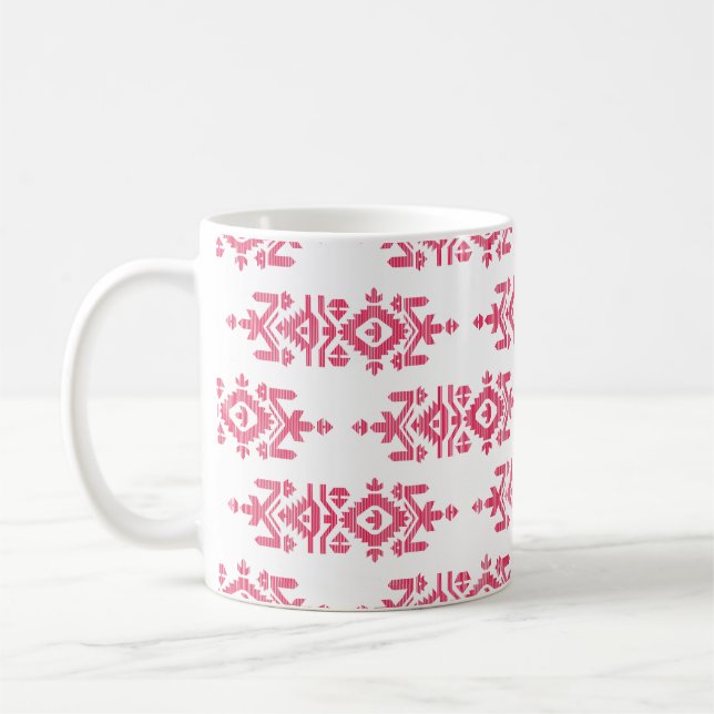 Mug Jamdani Print Folk Pattern (Gauche)