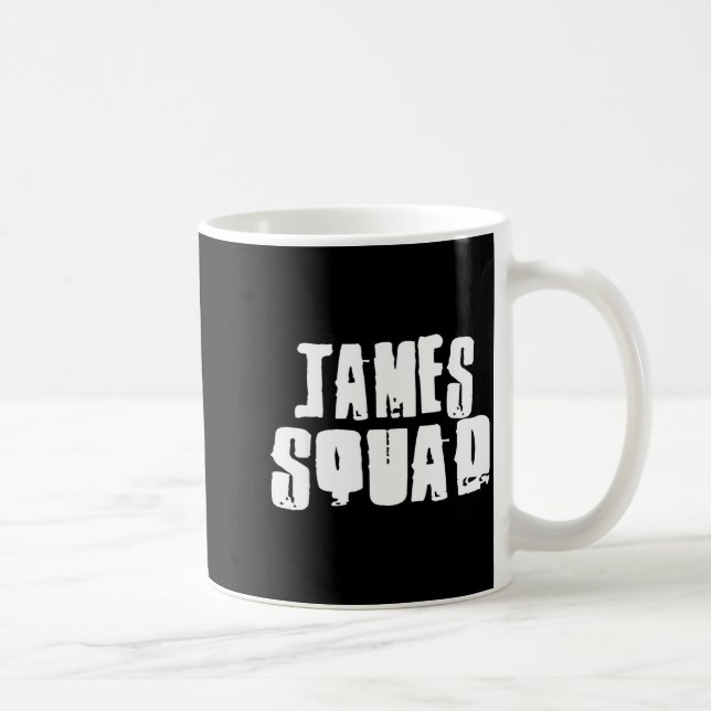 Mug James Squad Name Funny James  (Droite)