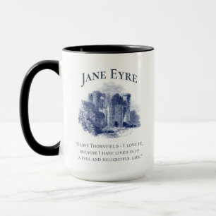 Mug Jane Eyre - I Love Thornfield - Château