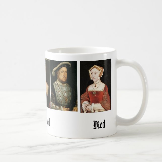 Mug Jane Seymour, Catherine d'Aragon, Anne Boleyn,… (Droite)