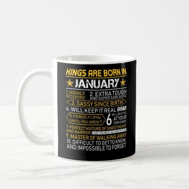 Mug Janvier Anniversaire (Gauche)