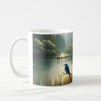 Mug Japan Lac Oiseau 1 - Toile