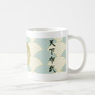 Mug JAPAN SAMURAI KAMON KANJI TENKAFUBU! Syougun Oda