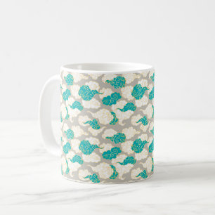 Mug japonais nuages
