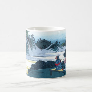 Mug Japonais Ukiyo-e de la montagne de Fudesute