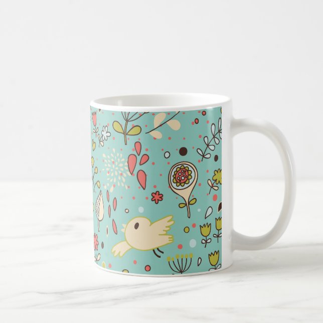 Mug Jardin à fleurs lunaires (Droite)