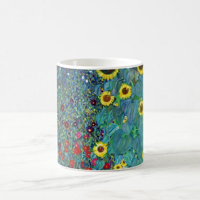 Mug Jardin agricole avec tournesols, Gustav Klimt (Centre)