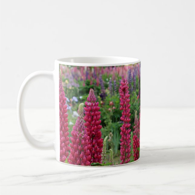 Mug Jardin aux fleurs de Lupine (Gauche)