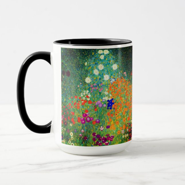 Mug Jardin aux fleurs Gustav Klimt (Gauche)