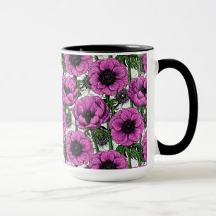 Mug Jardin d'anémone rose