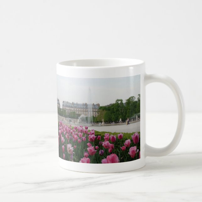 Mug Jardin des Tuileries en fleurs (Droite)