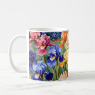 Mug Jardin en iris coloré