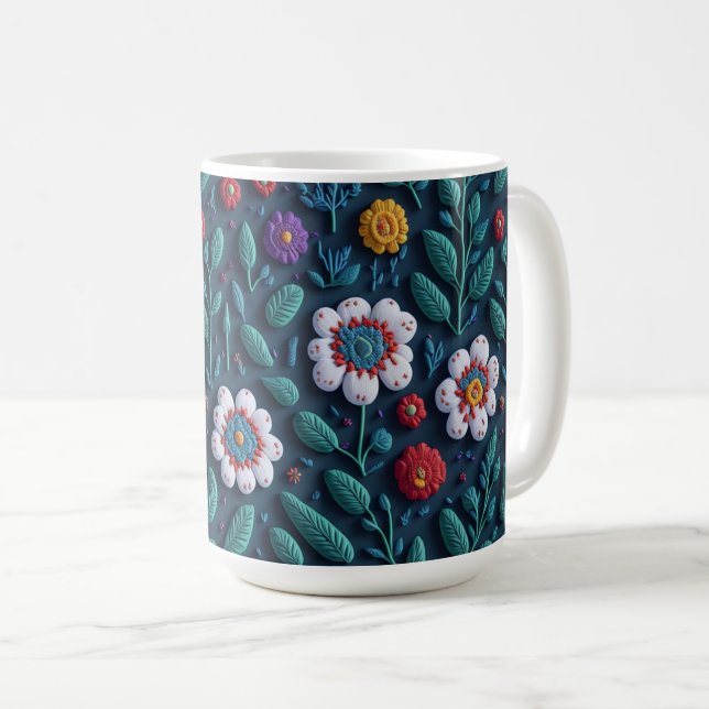 Mug Jardin fleur sauvage (Devant droit)