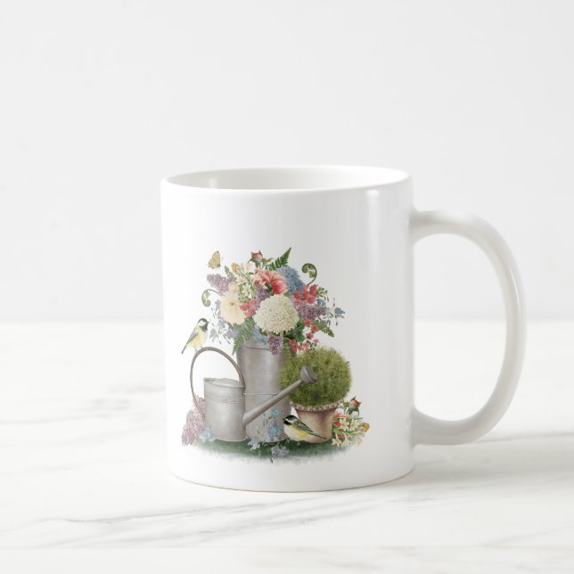 Mug Jardin fleuri Vintage (Droite)