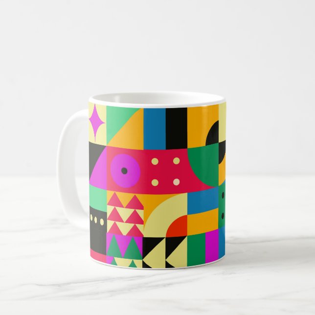 Mug Jardin moderne Abstrait (Devant gauche)