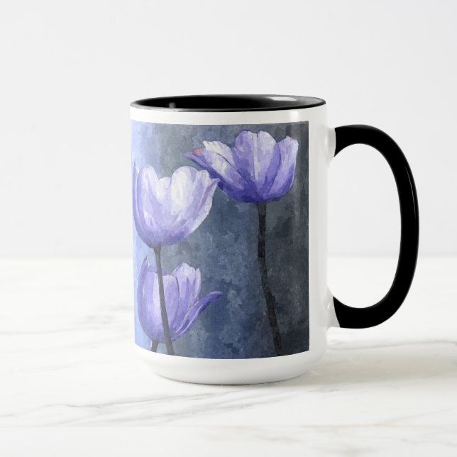 Mug Jardin pourpre de tulipe (Droite)