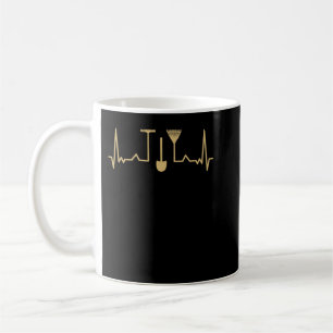 Mug Jardinage ligne Heartbeat Gold