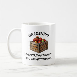 Mug Jardinage moins cher que la thérapie   Funny Jardi