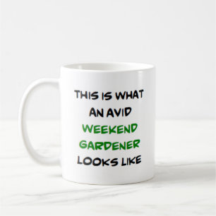 Mug jardinier de week-end, passionné