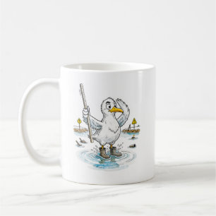 Mug Jauge de crue de l'oiseau comique Duty