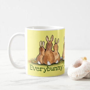 Mug Jaune Assez Lapin Lapin Aimer Appréciation