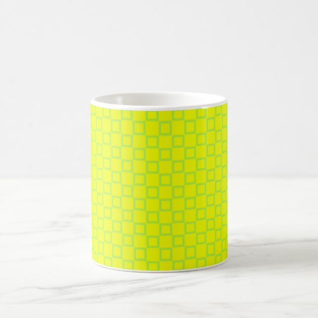 Mug jaune classique et vert menthe (Centre)
