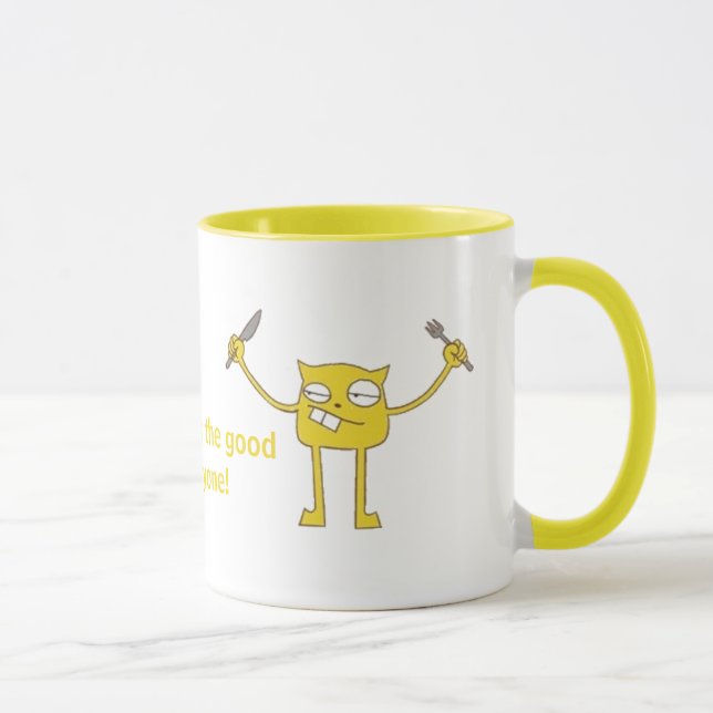 Mug Jaune voit le bien en chacun ! (Droite)