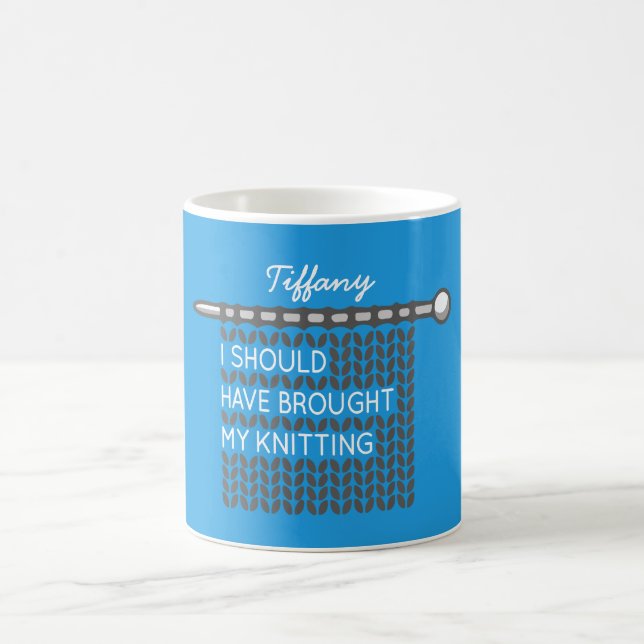 Mug J'Aurais Dû Apporter Mon Tricot - Gray (Centre)