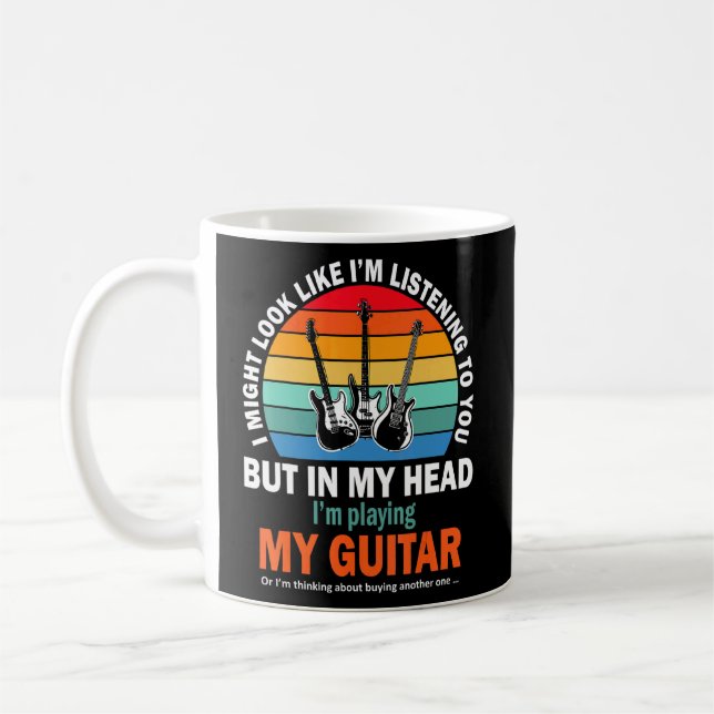 Mug J'Aurais L'Air De T'Écouter Guitare (Gauche)
