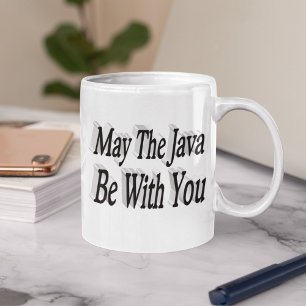 Mug Java amusant café citation noir