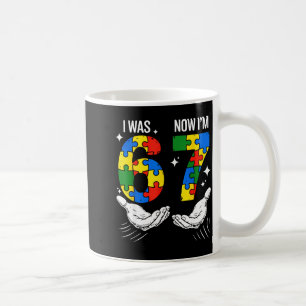 Mug J'avais 6 7 ans anniversaire autisme 67 pour enfan