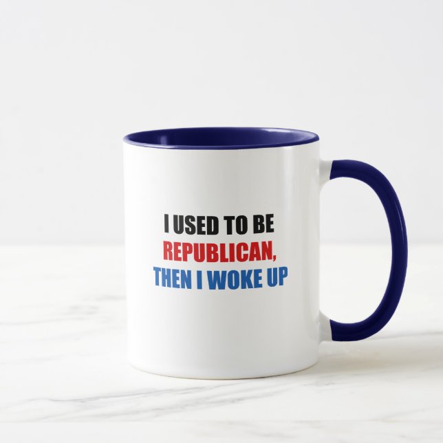 Mug J'avais l'habitude d'être républicain, puis je (Droite)