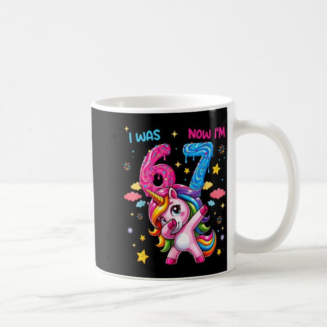 Mug J'avais six ans maintenant j'ai sept ans Dabbing L (Droite)