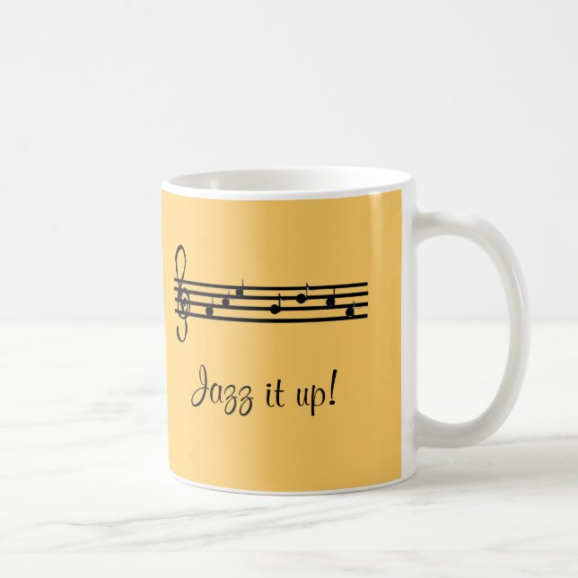 Mug Jazz it Up Musical Design (Droite)