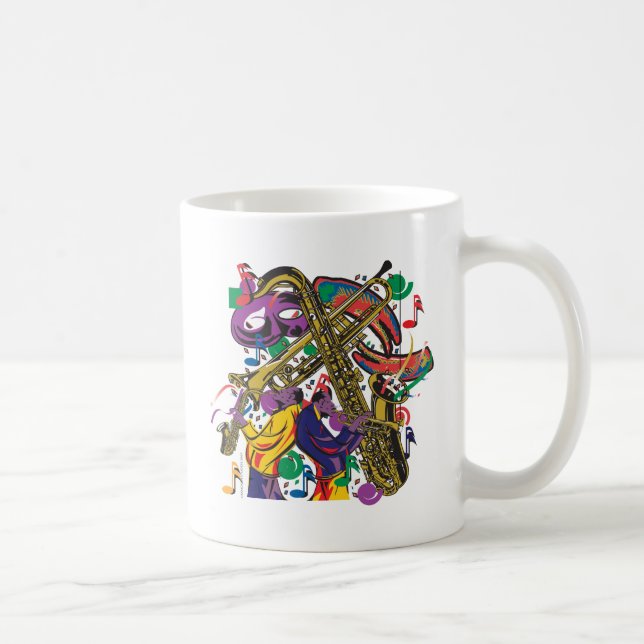 Mug JAZZY Mardis Gras (Droite)
